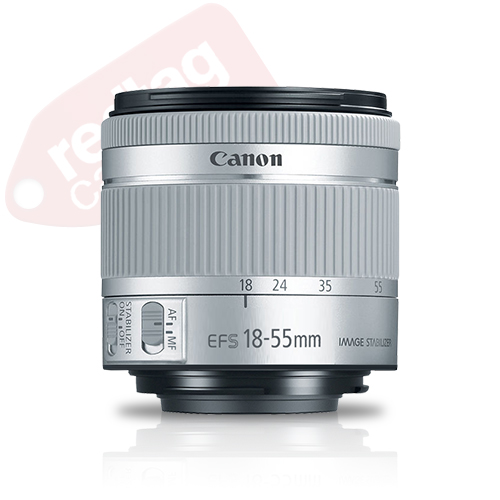 Canon EF-S 18-55mm f/4-5.6 IS STM Lens Silver