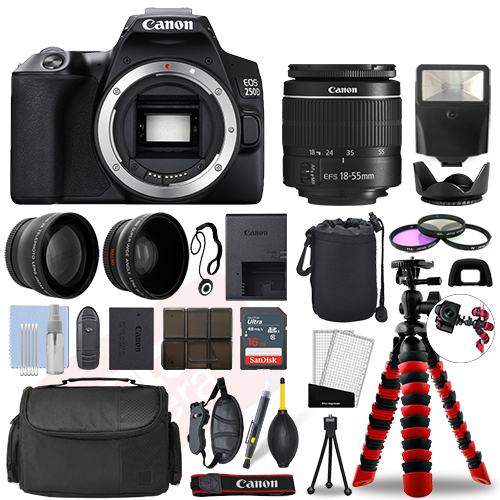 Canon EOS 250D/SL3 18-55 III Black 