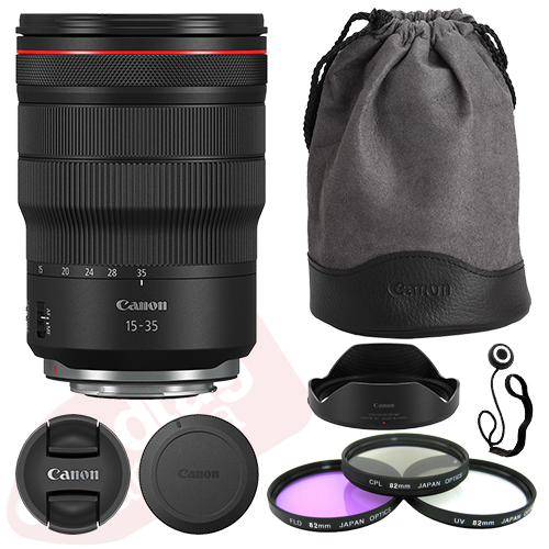 Canon RF 15-35mm f/2.8L IS USM Lens + Deluxe Accessory Kit