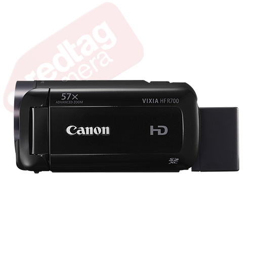 Canon VIXIA HF R700 Full HD Camcorder White with 57x Advanced Zoom + 32GB Bundle