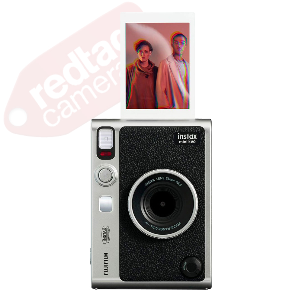 FUJIFILM INSTAX MINI EVO Hybrid Instant Camera Brown + 20