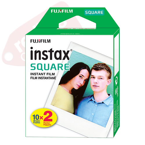 Fujifilm INSTAX SQUARE Fuji Instant Film 20 Photo Exposures 10x2 Twin Pack