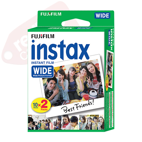 Fujifilm Instax Wide Twin Pack Instant Film 20 Exposures (10 Sheets X 2)