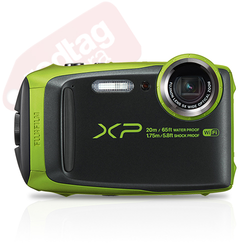 Fujifilm FinePix XP125 16.4MP Digital Camera Lime Full-HD WiFi