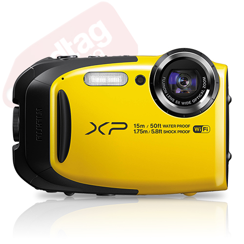 Fujifilm FinePix XP80 16.4MP Digital Camera Yellow Full-HD WiFi