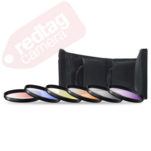 55mm 6 Piece Professional Gradual Color Filter Kit