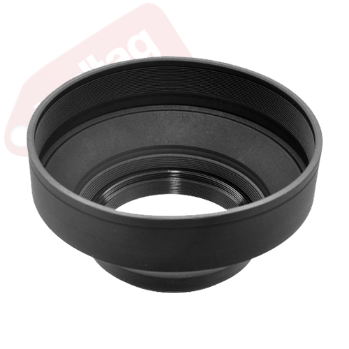 58mm Soft Rubber Lens Hood (Black)