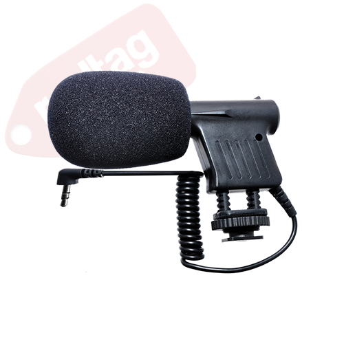 Condenser Microphone for Camera / Camcorder - Black