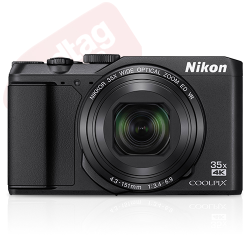 Nikon Coolpix A900 20MP 4K Digital Camera 35x Optical Zoom Black WiFi/ NFC