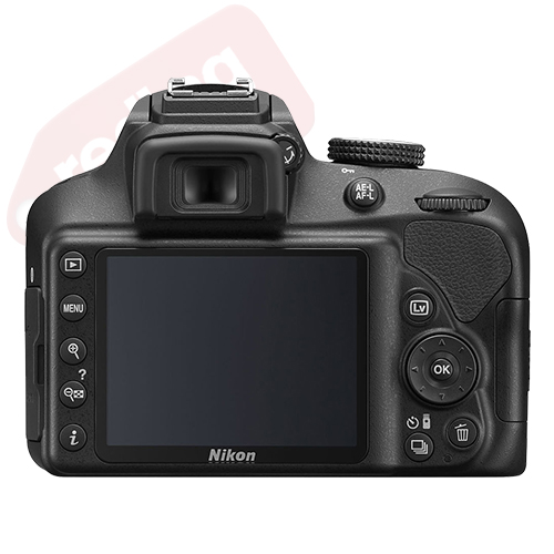 Nikon D3400 Digital SLR Camera Black + 3 Lens: 18-55mm Lens + 16GB