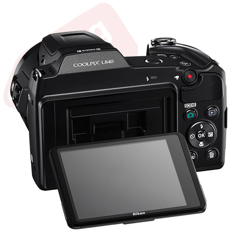 カメラ-NiKon Nikon Coolpix L840 16 MP Digital Camera 38x Optical Zoom Red Full