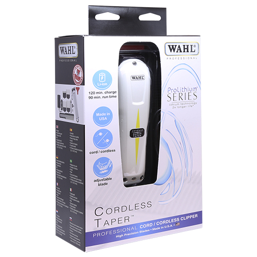 wahl cordless taper pro lithium series