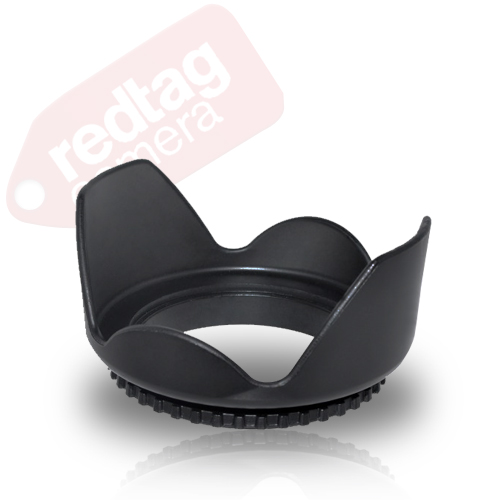 Xit XT62HLH 62mm Hard Tulip Shaped Lens Hood (Black)